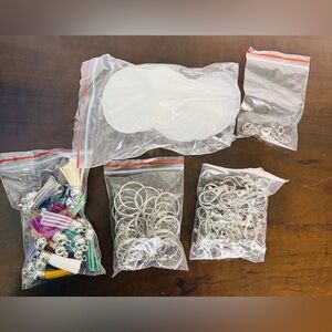 DIY 24 Acrylic Clear Blanks Keychain Making Kit